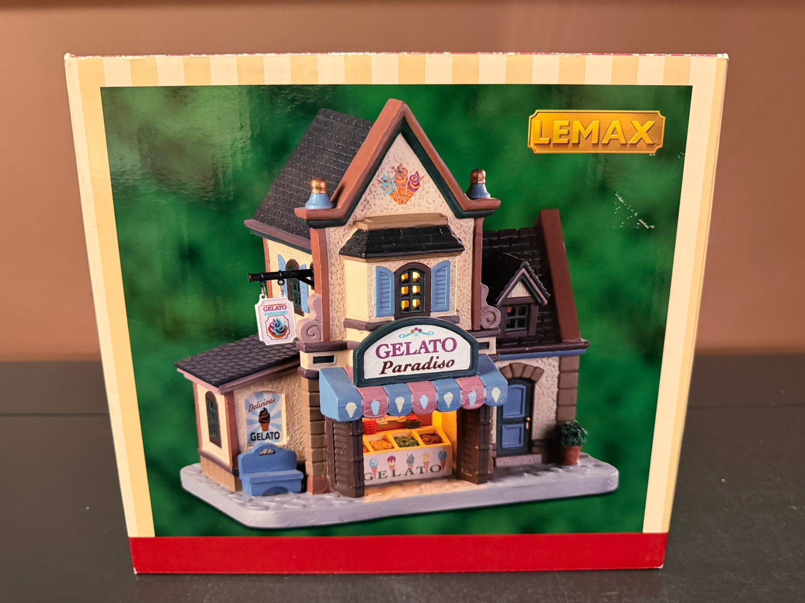 Lemax Gelato Paradiso. KERSTDORP., Ophalen of Verzenden, Zo goed als nieuw