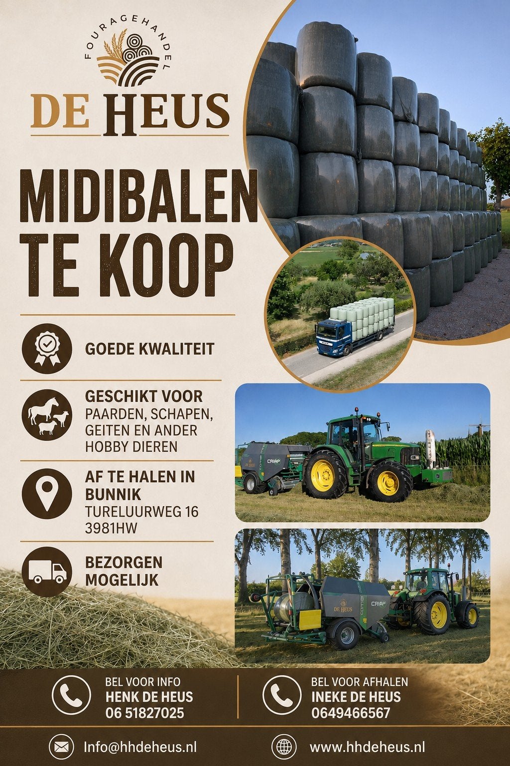 Midibalen  te koop, Dieren en Toebehoren, Ophalen of Verzenden