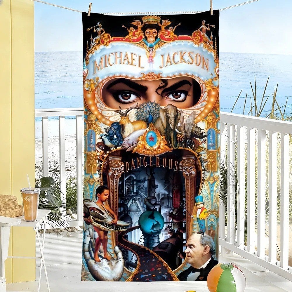 Michael Jackson badhanddoek / strandhanddoek (70x140cm)