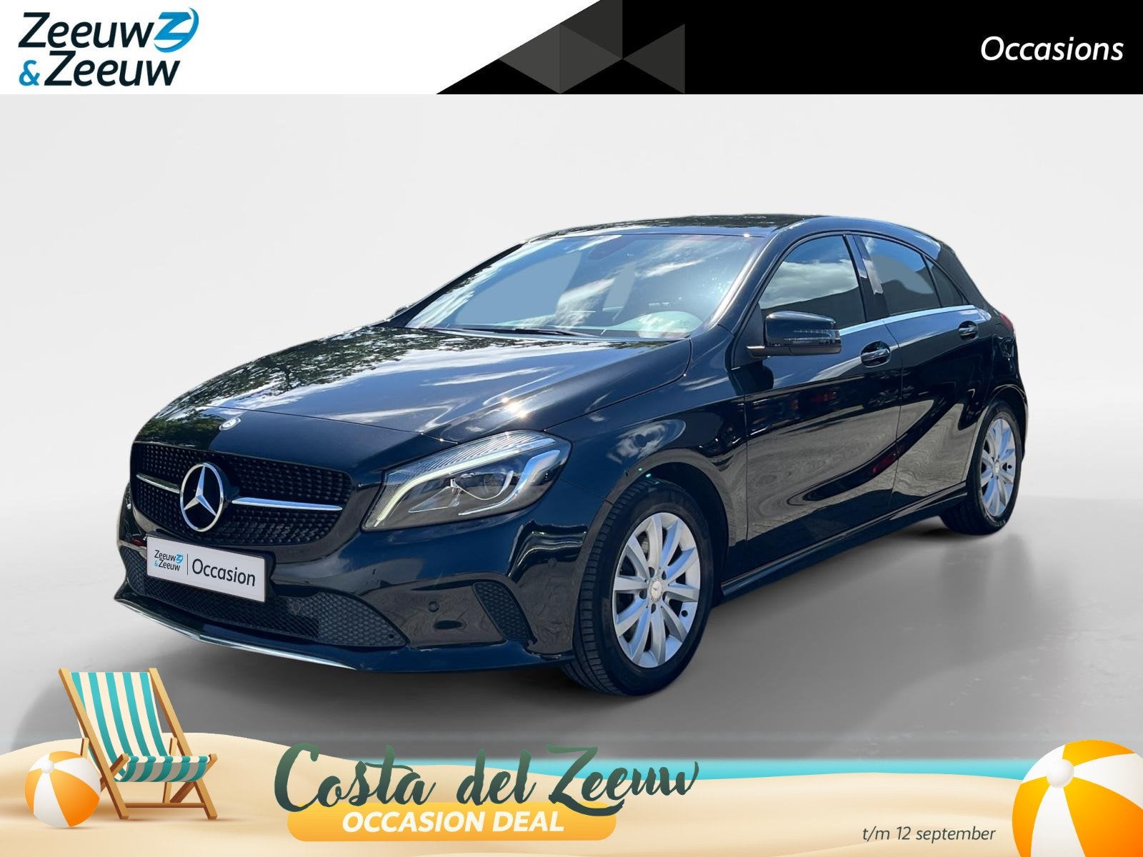 Mercedes-Benz A-klasse 160 Ambition | Navigatie | Cruise Con, Auto's, Voorwielaandrijving, Gebruikt, Euro 6, 4 cilinders