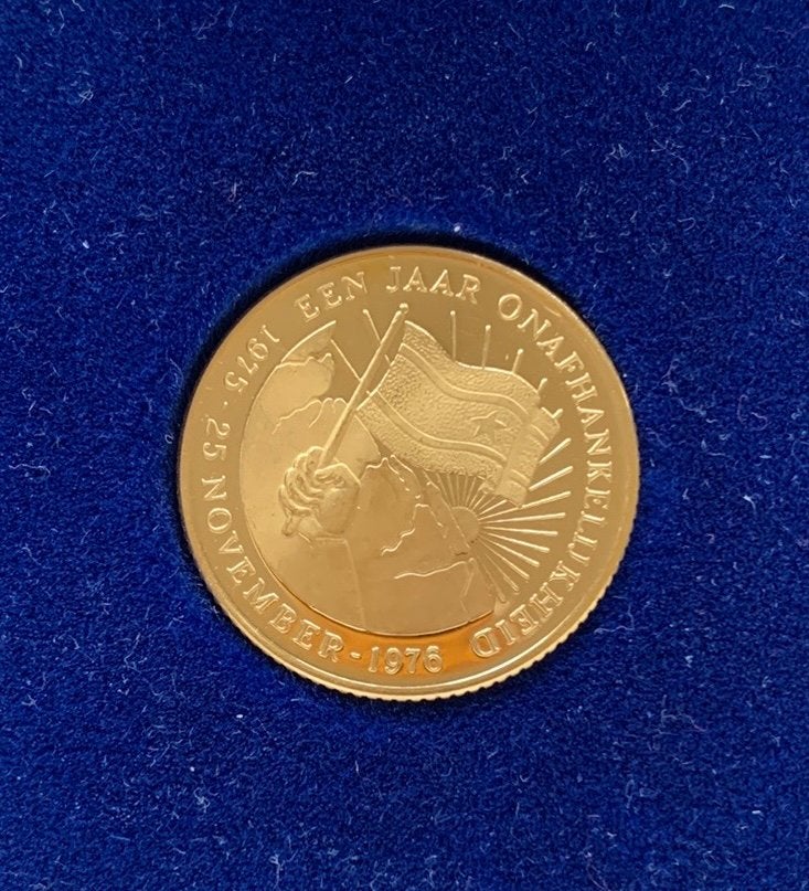 Gouden munt Suriname goud, Vóór koninkrijk, Losse munt, Goud, Overige waardes