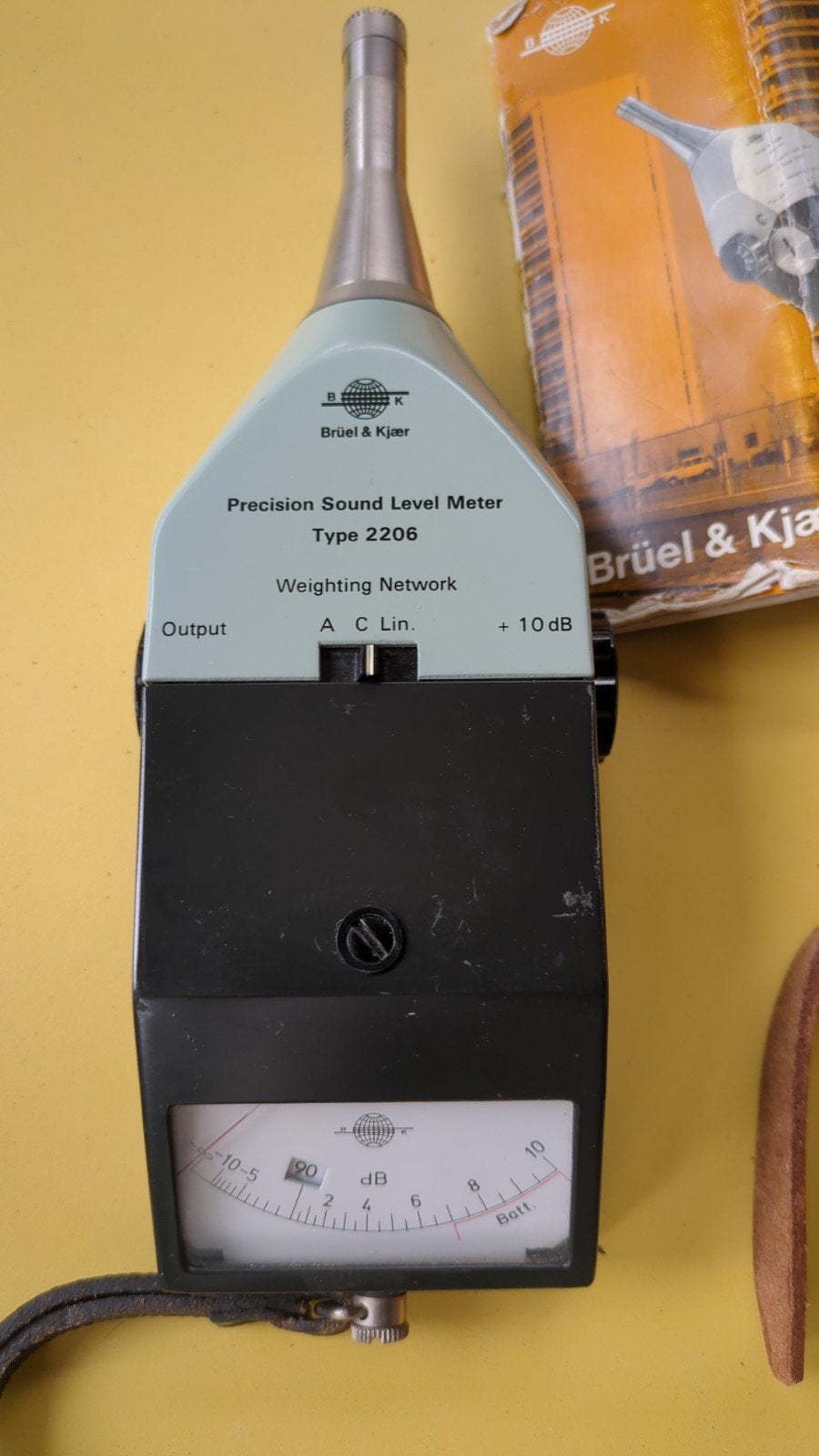 vintage Brüel & Kjær Precisie Geluidsniveaumeter Type 2206, Ophalen of Verzenden, Gebruikt, Geluid