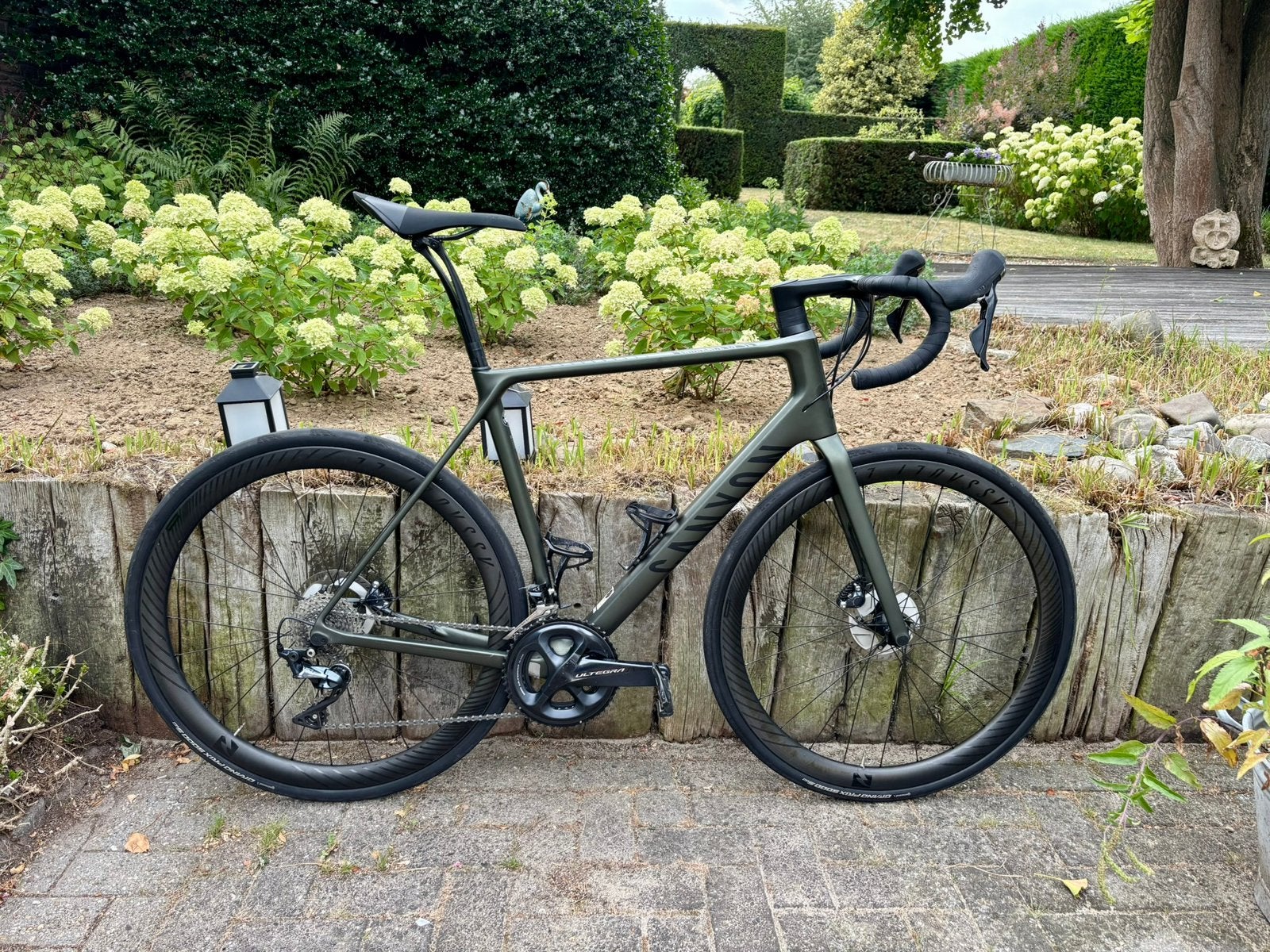 Canyon Endurace CF SL Disc 8.0 Aero maat L, Fietsen en Brommers, Gebruikt, Carbon, Heren, 57 tot 61 cm