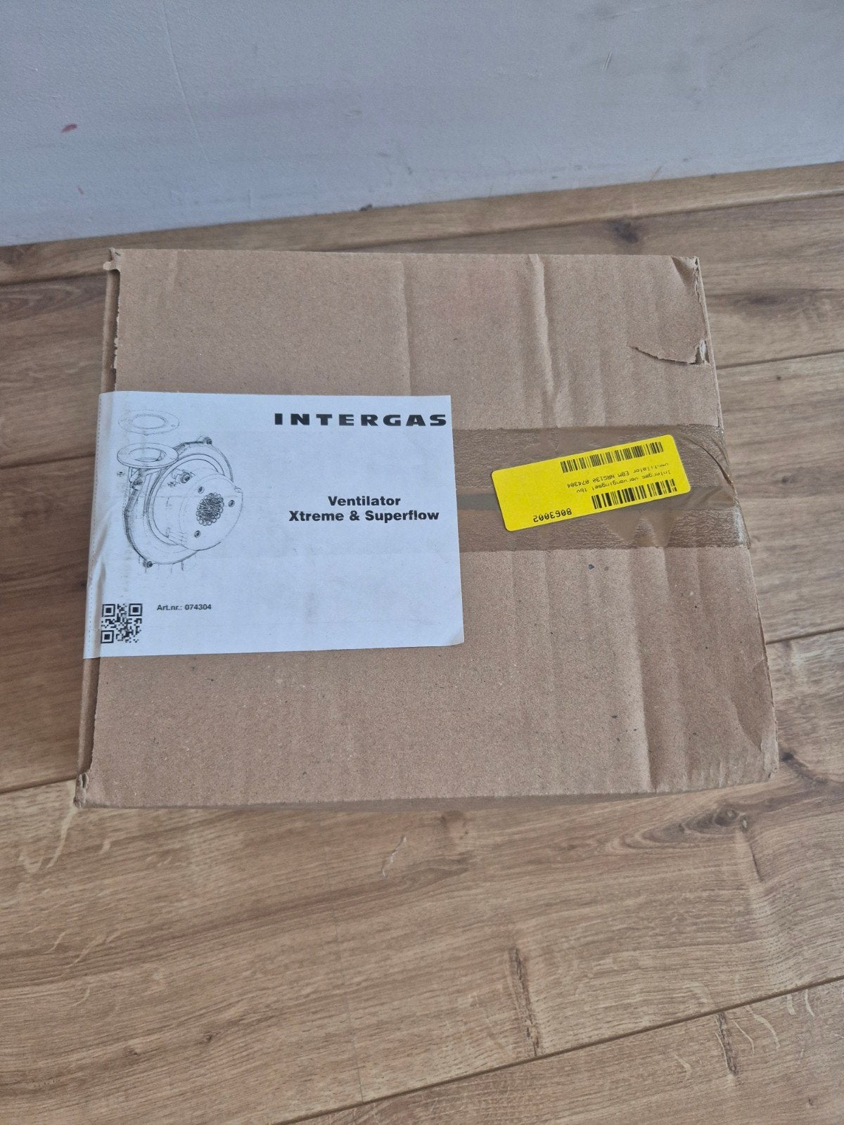 Intergas vervangingsset tbv ventilator EBM NRG130 074304, Doe-het-zelf en Verbouw, Ophalen of Verzenden, Nieuw, Overige typen