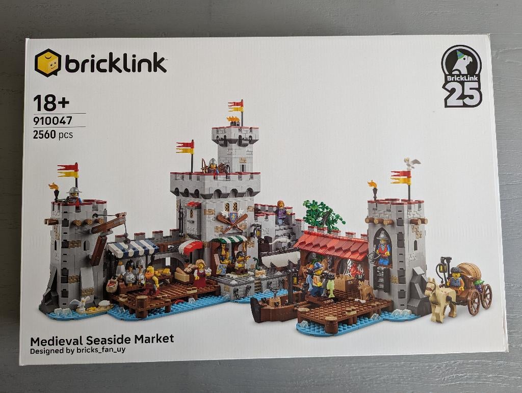 LEGO 910047 – Medieval Seaside Market (Bricklink) - Nieuw!, Nieuw, Ophalen of Verzenden, Castle, Complete set