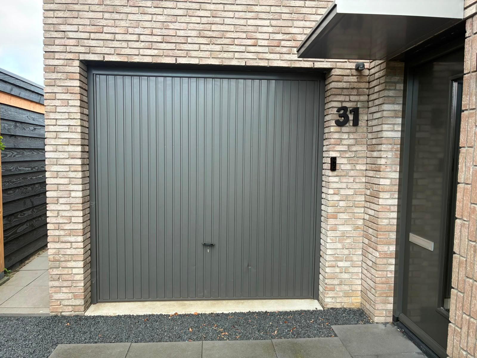 Kanteldeur garage, Doe-het-zelf en Verbouw, Deuren en Horren, Ophalen, Gebruikt, Garagedeur, Metaal