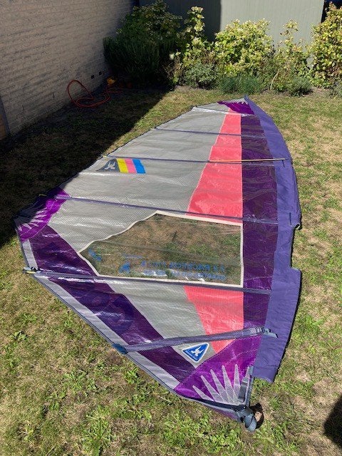 Surfzeil Gaastra 7.2 racefoilpro, Ophalen, Met mast, Gebruikt, Gaastra