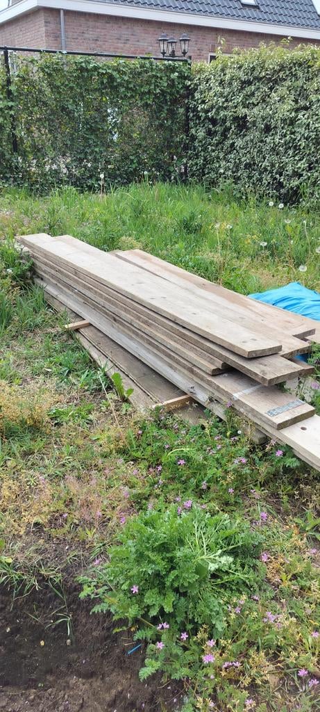 Diverse houten planken, gebruikt, Gebruikt, 25 tot 50 mm, Ophalen of Verzenden, Plank