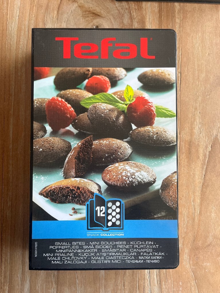 Tefal Snack Collection wafelijzer poffertjes platen, Ophalen of Verzenden, Uitneembare platen, Zo goed als nieuw