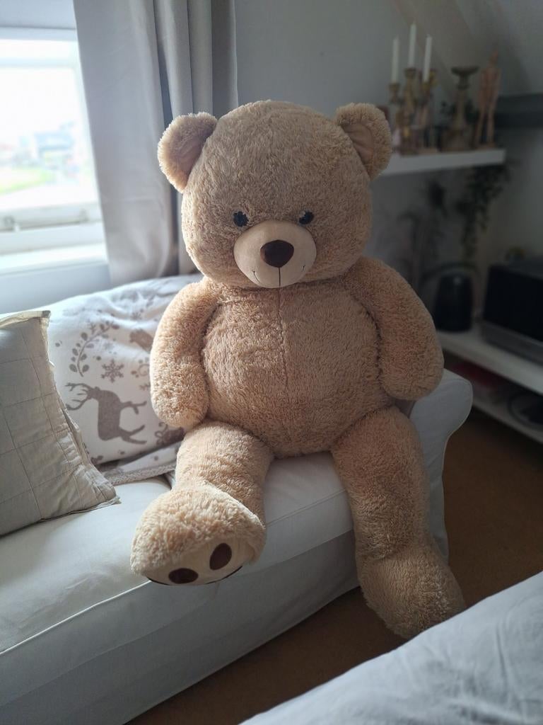 Teddybeer xxl, Ophalen, Zo goed als nieuw, Stoffen beer, Overige merken