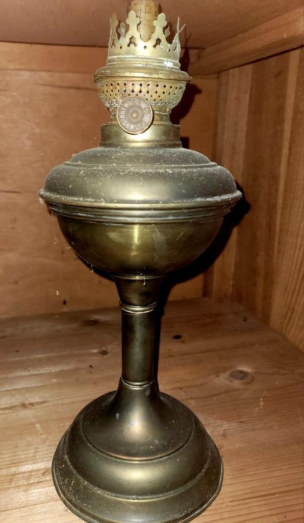 Vintage Kosmos Brenner messing olielamp, Antiek en Kunst, Ophalen of Verzenden, Koper
