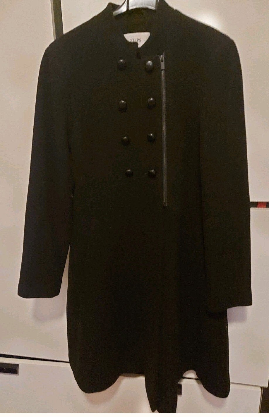 Steps warme winterjas maat 40 met wol, Kleding | Dames, Maat 38/40 (M), Zwart, Ophalen of Verzenden, Steps