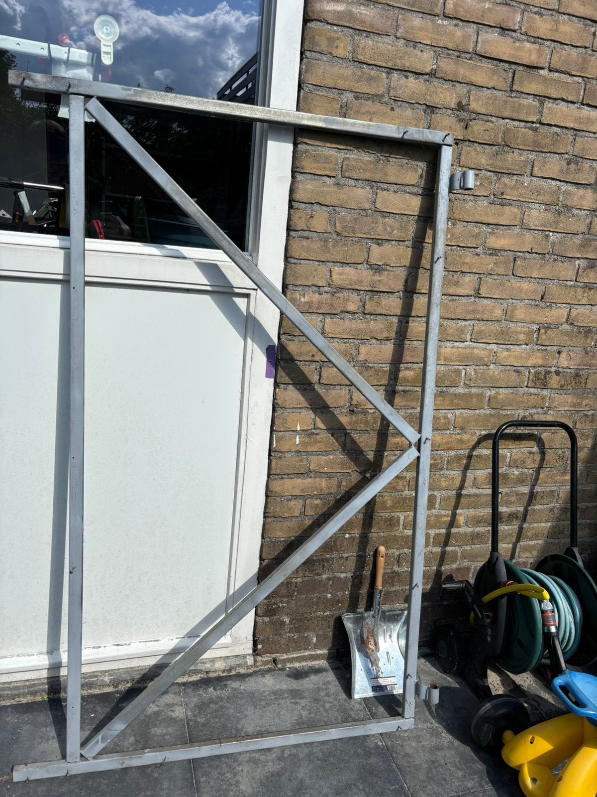 Tuinpoortframe / frame schuttingdeur, Tuin en Terras, Ophalen, Gebruikt, Draaipoort, 150 tot 200 cm