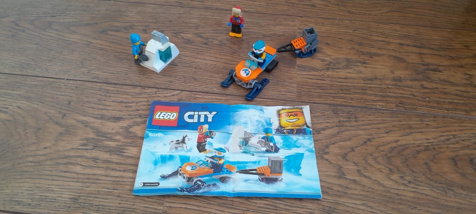LEGO City Arctische sneeuwscooter (60191) met minifiguren, Ophalen, Gebruikt, Overige merken