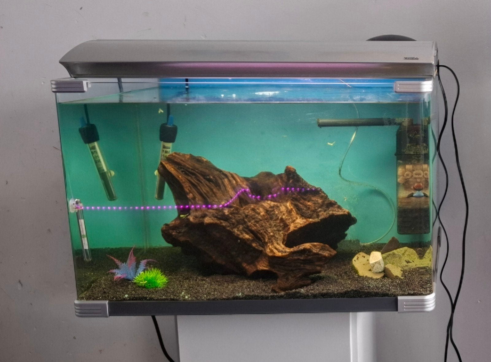 (zee) aquarium Heel mooi! ronde hoeken., Ophalen, Inclusief deksel, Gebruikt, Leeg aquarium