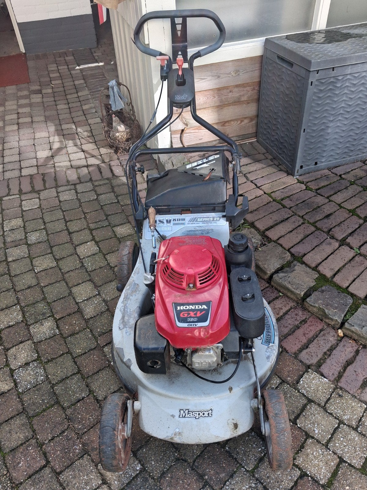 honda grasmaaier, Tuin en Terras, Ophalen, Gebruikt