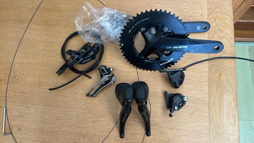 Grx groepset 2x12 groepset, De ruyterstraat 86, Zo goed als nieuw, Cycling@steenbergen.cc, Steenbergen cycling