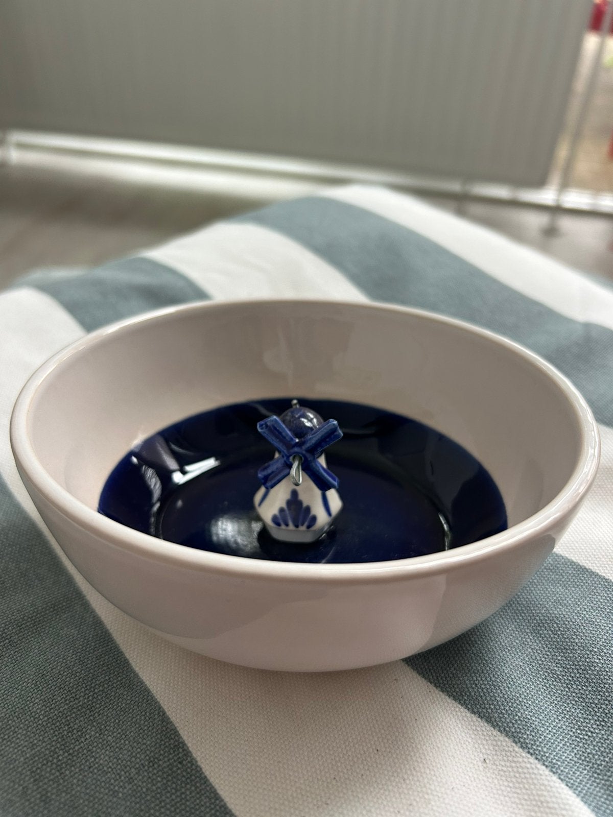 Hollandsch Blauw schaaltje Molentje van Anne Marie Jetten, Ophalen of Verzenden, Nieuw, Steen/keramiek