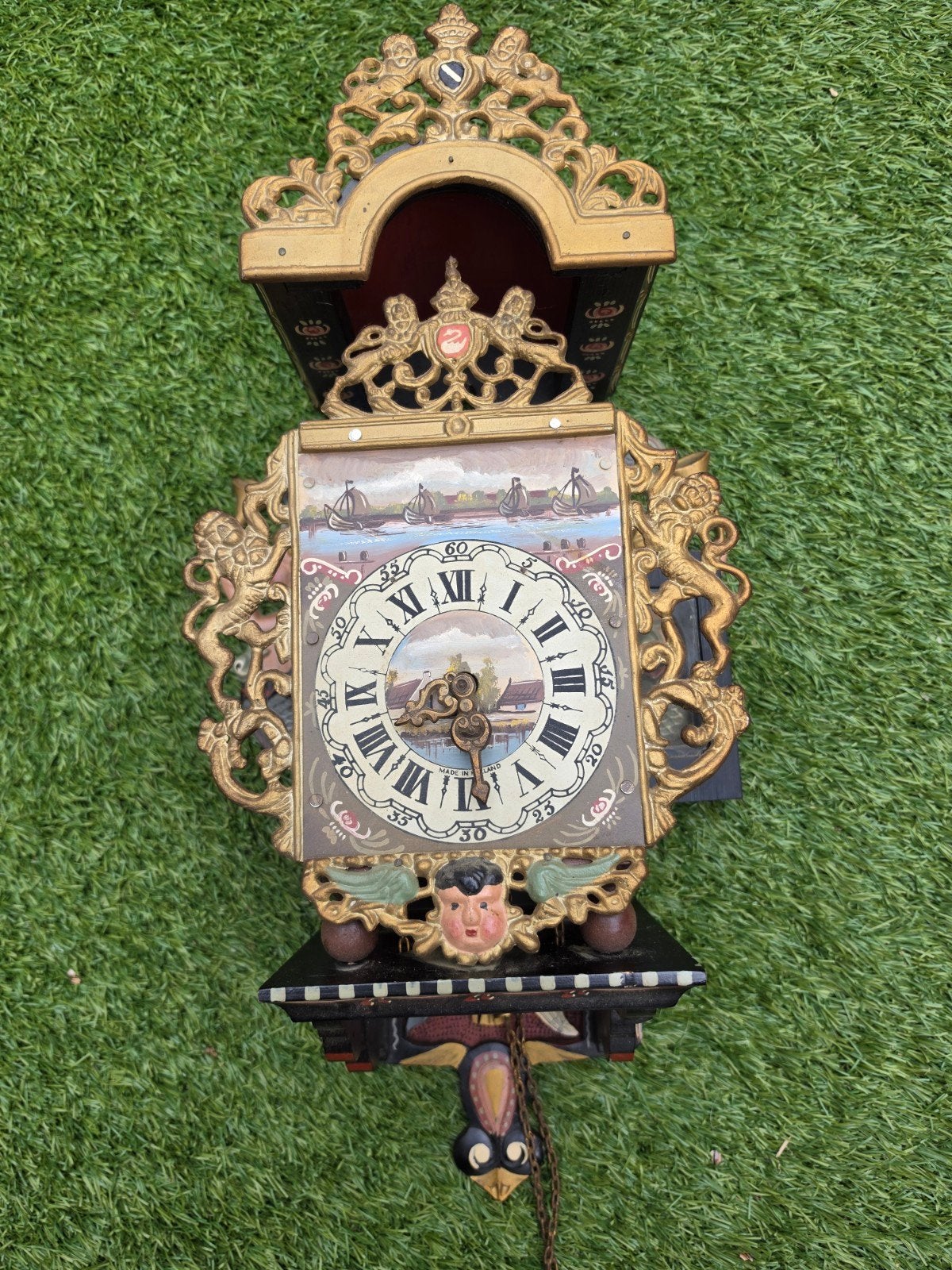 replica Friese stoelklok, Antiek en Kunst, Ophalen of Verzenden
