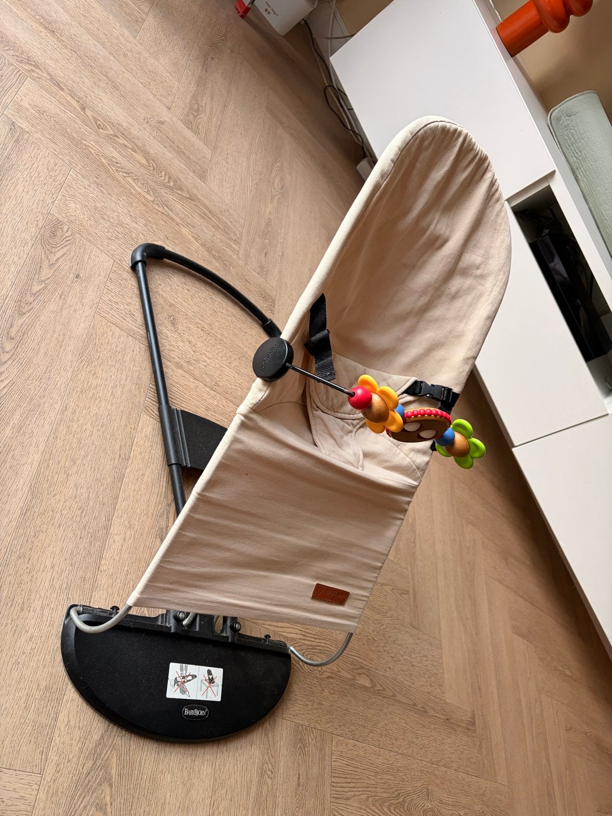 Babybjorn Wipstoel met speelboog, Gebruikt, Wipstoel, Met gordel(s) of riempje(s), Ophalen