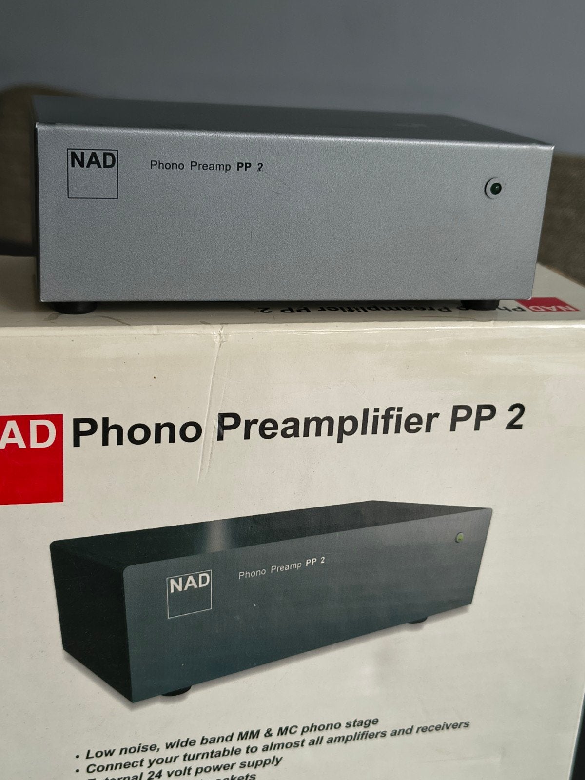 NAD Phono Voorversterker PP 2 -, Ophalen of Verzenden, Gebruikt, Overige merken