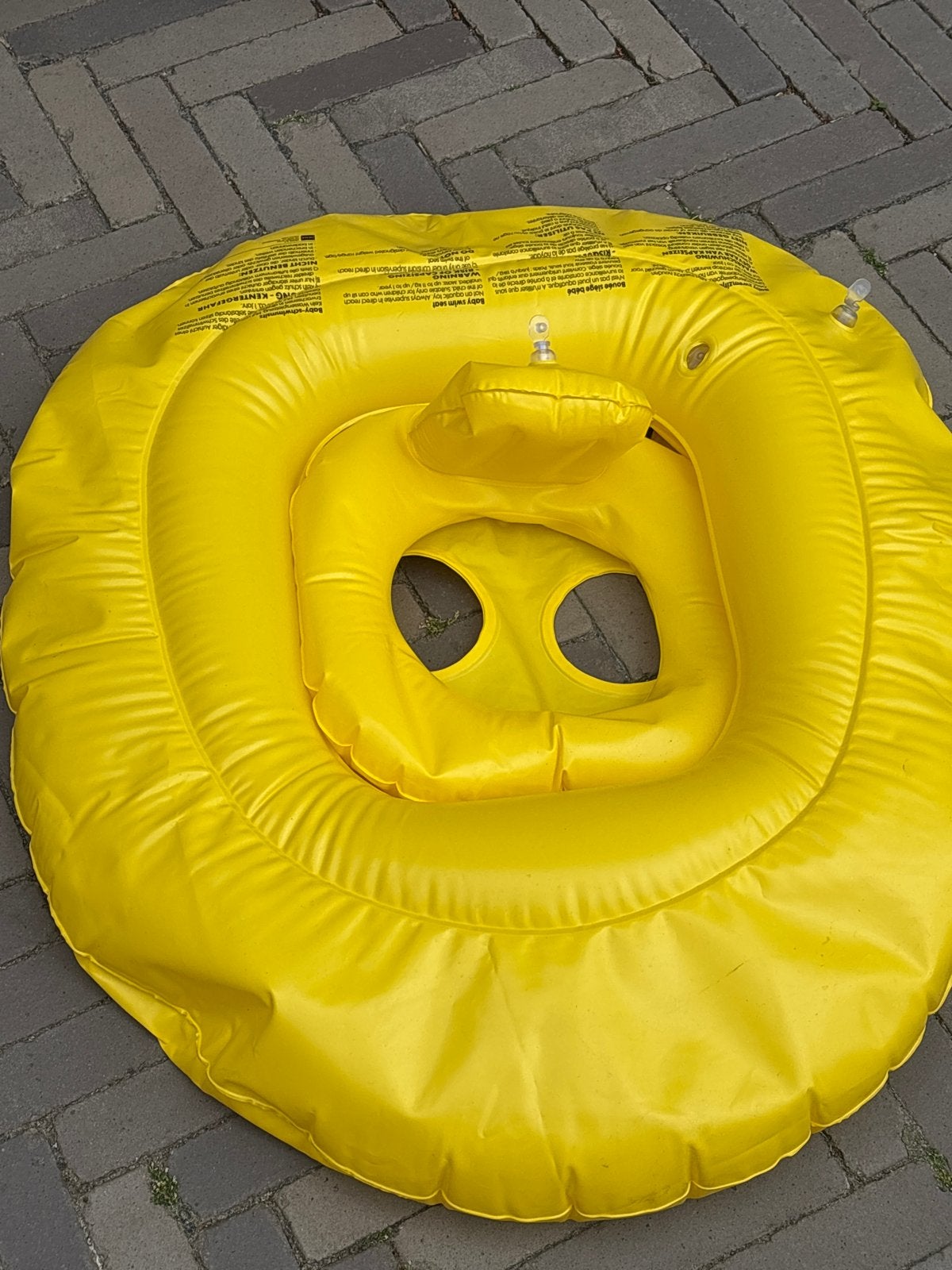 Gele Baby Zwemtrainer / Zwemband met Zitje, Gebruikt, Overige merken, Zwemtrainer, Ophalen of Verzenden