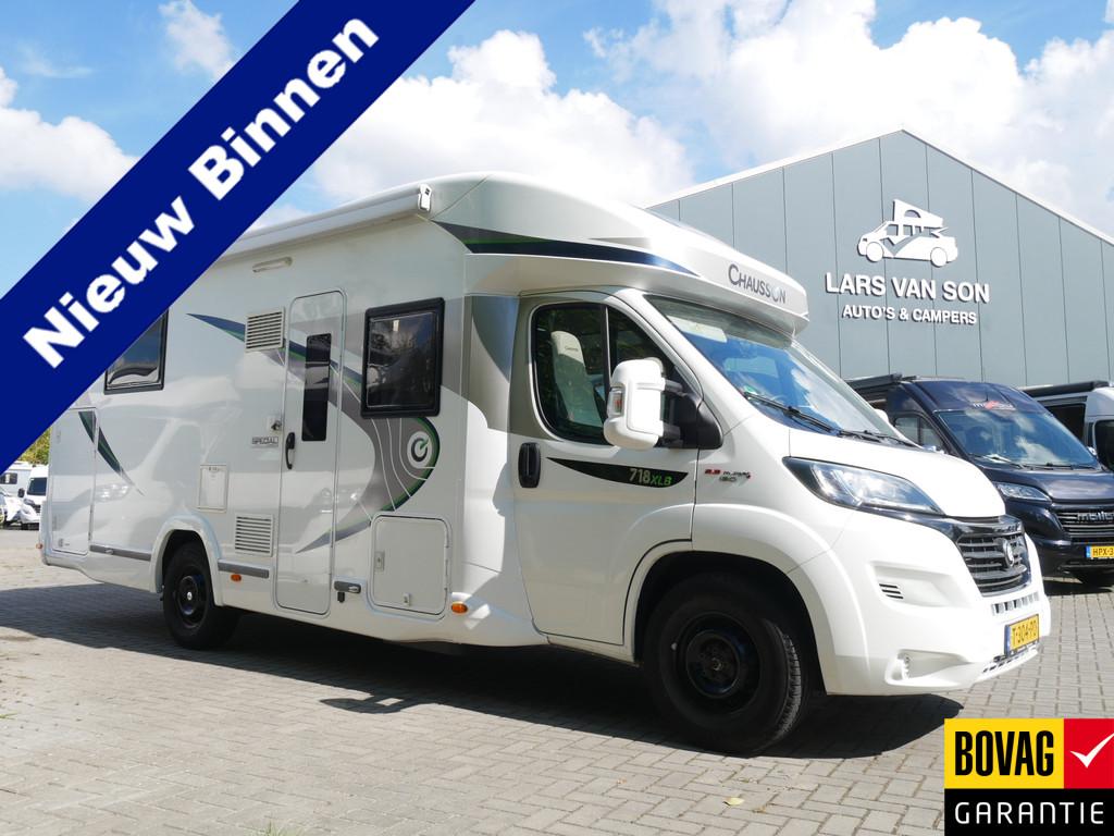 Chausson 718 XLB Special Edition, Queensbed, Hefbed!, Fiat, Caravans en Kamperen, Campers, 7 tot 8 meter, Elektrische ramen, Half-integraal