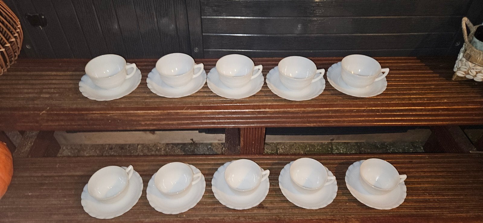 Opaline kop en schotel set, Antiek en Kunst, Ophalen of Verzenden
