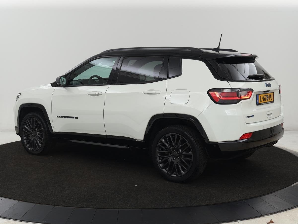 Jeep Compass 4xe 240 Plug-in Hybrid 80th Anniversary | SOH 8, Auto's, Automaat, 4 cilinders, Leder en Stof, Wit