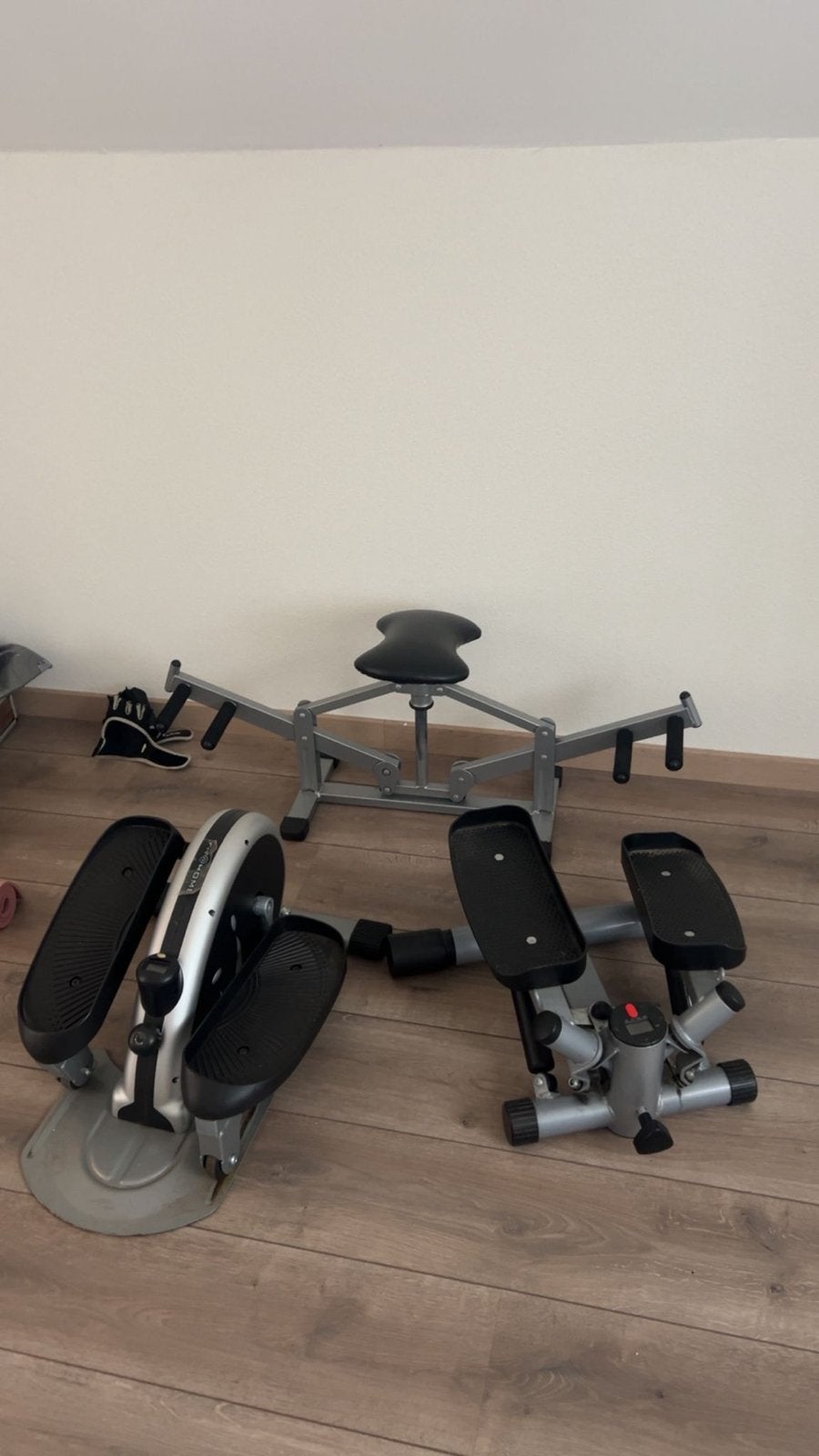 Fitnessapparaten: Stepper, Crosstrainer & Buikspiertrainer, Sport en Fitness, Fitnessmaterialen, Ophalen, Gebruikt, Benen