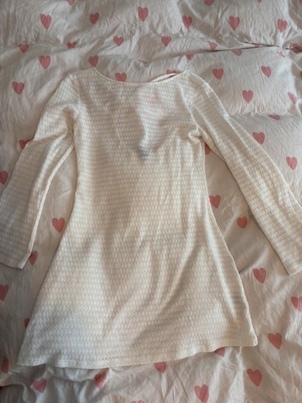 Strandjurk, Kleding | Dames, Jurken, H&M, Wit, Maat 42/44 (L), Ophalen of Verzenden