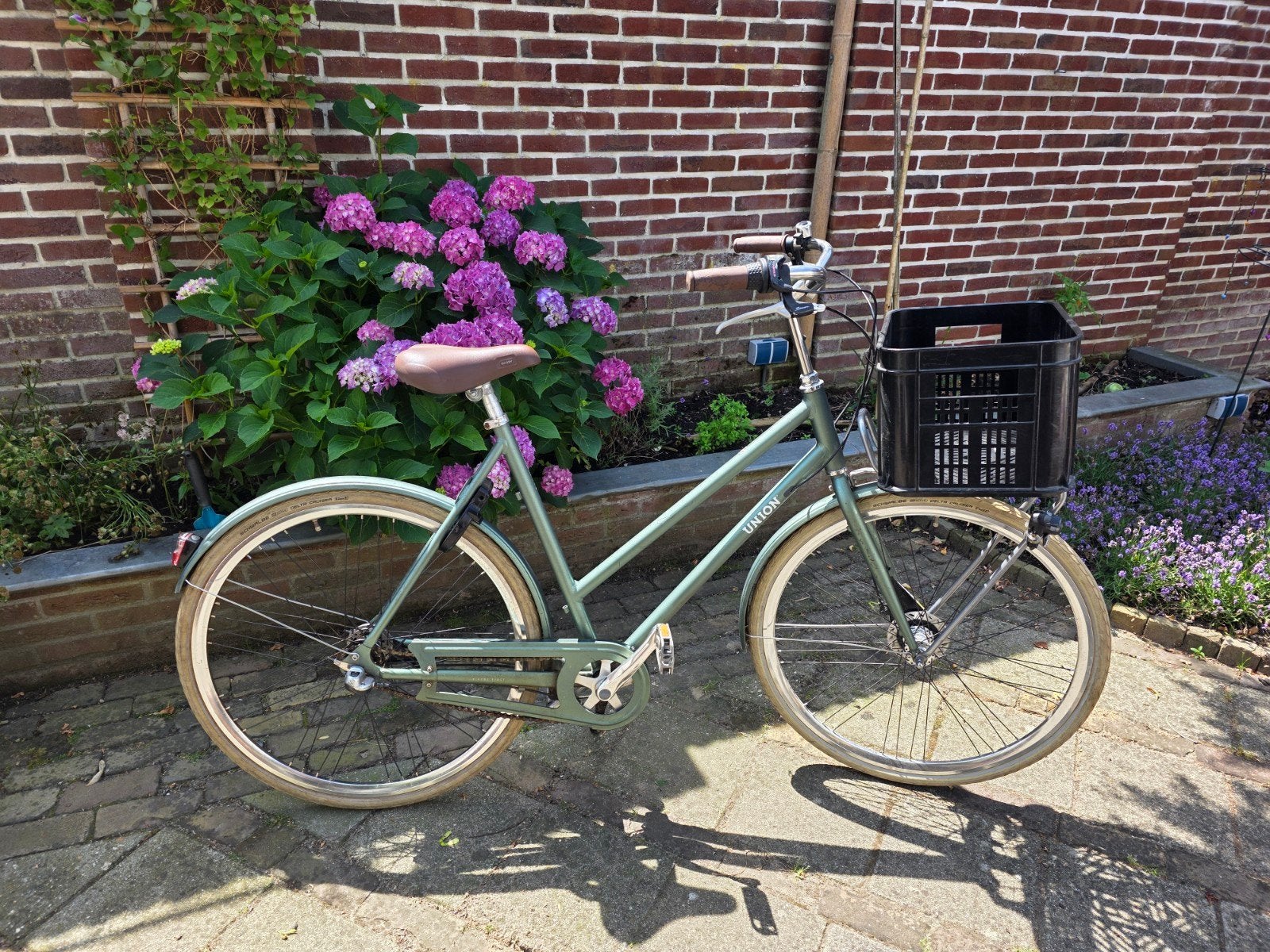 Union Flow 3 versnelljngen Damesfiets met mand, Fietsen en Brommers, Fietsen | Dames | Damesfietsen, Overige merken, Ophalen of Verzenden