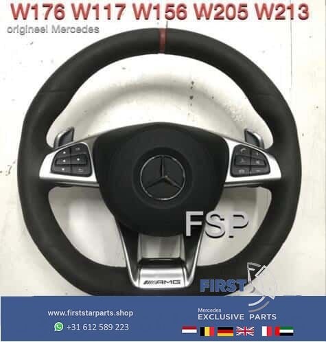 AMG Performance stuur Origineel Mercedes A C CLA E 43 45 63, Auto-onderdelen, Gebruikt, -, Ophalen of Verzenden, -