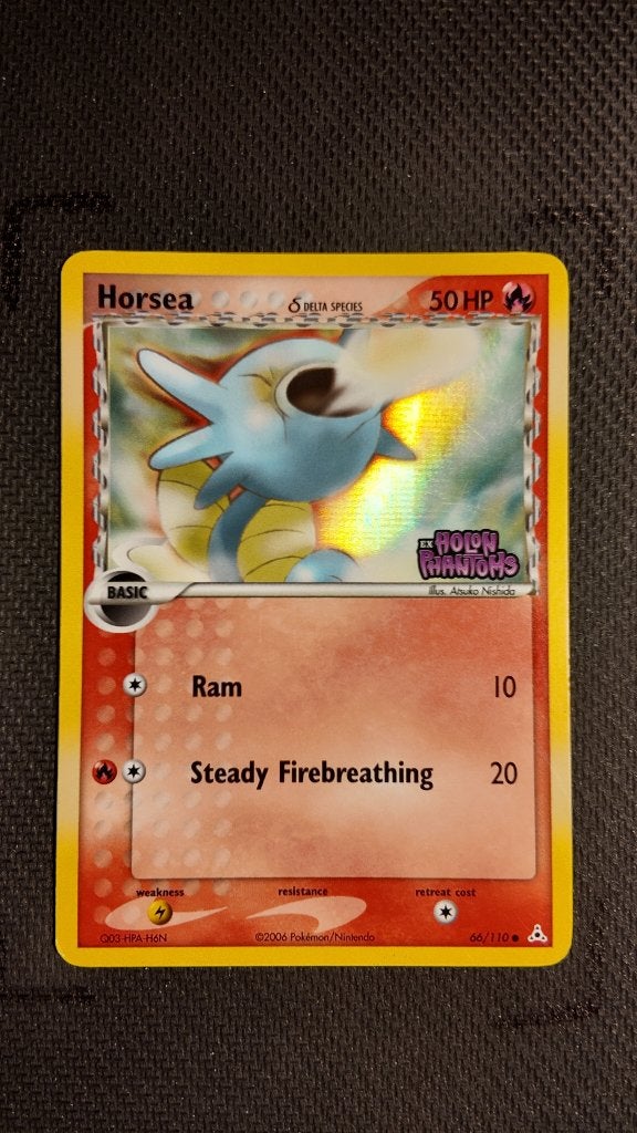 Horsea δ 66 Holon Phantoms | Pokemon kaart, Ophalen, Zo goed als nieuw, Losse kaart, Foil