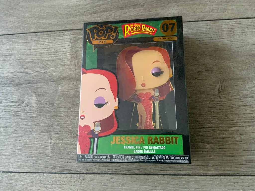 POP pin Rodger Rabbit - Jessica Rabbit, Verzamelen, Ophalen of Verzenden, Nieuw