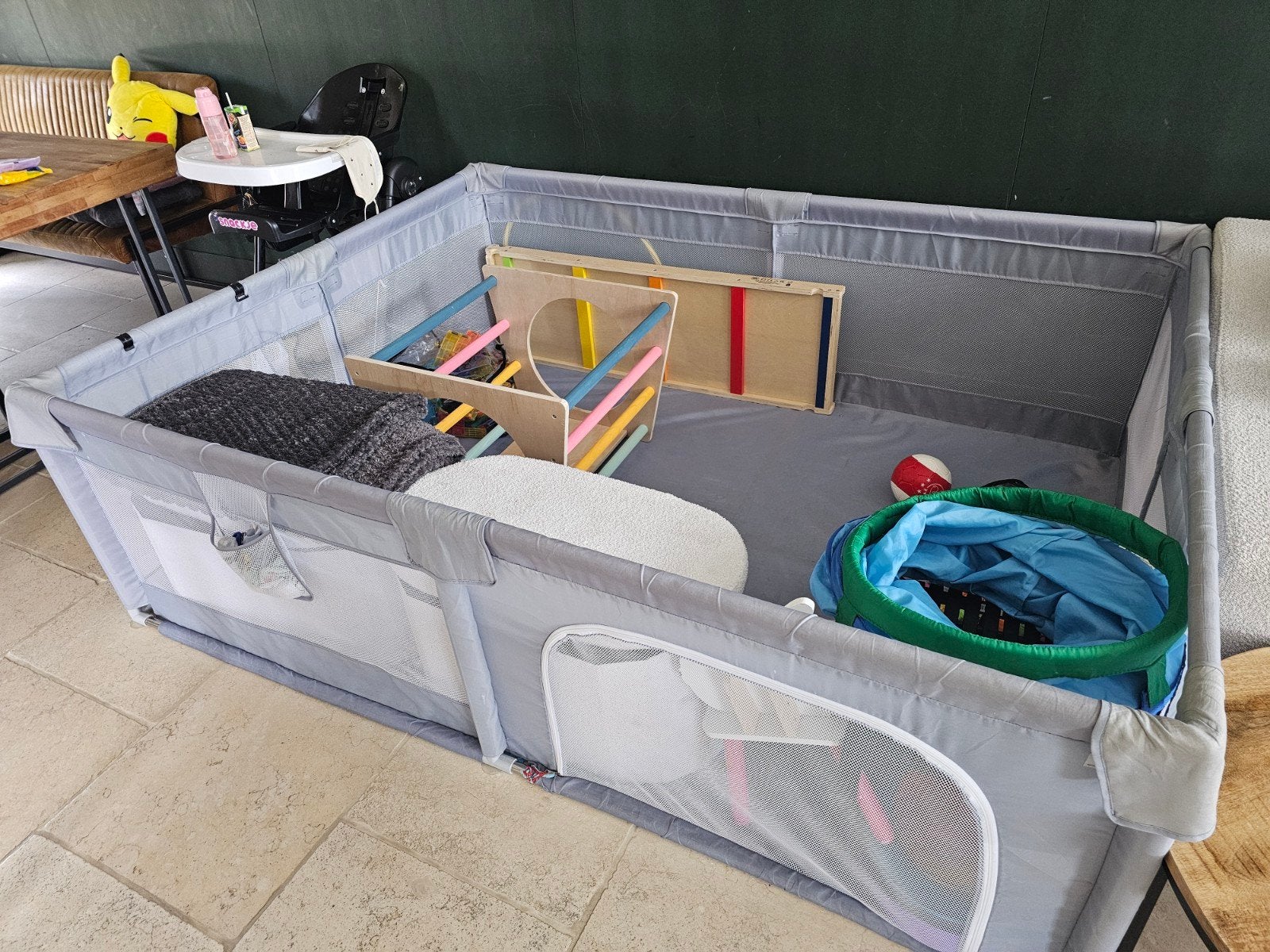 speelbox, Kinderen en Baby's, Boxen, Gebruikt, Rechthoekig, Ophalen