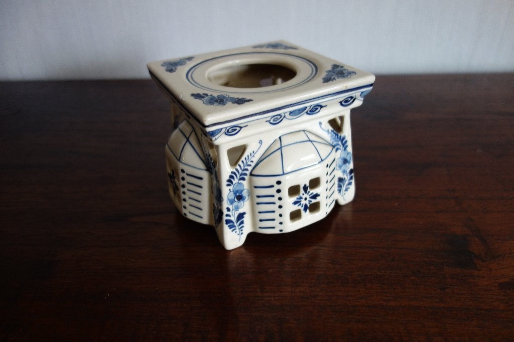 Thee comfort porselein Delfts model haard, Ophalen of Verzenden