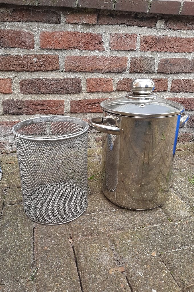 Aspergepan Asperge pan, Verzenden, Gebruikt, Overige materialen