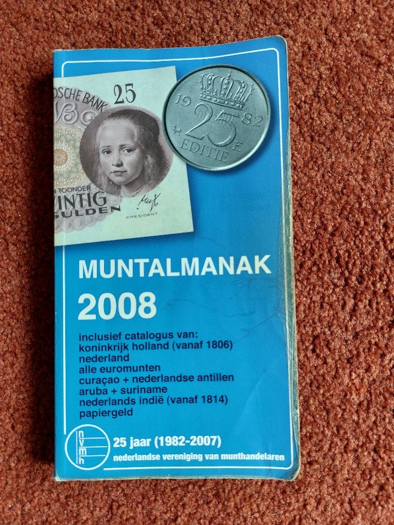 2008 editie van de Munt-almanak, Postzegels en Munten, Munten en Bankbiljetten | Toebehoren, Ophalen, Boek of Naslagwerk