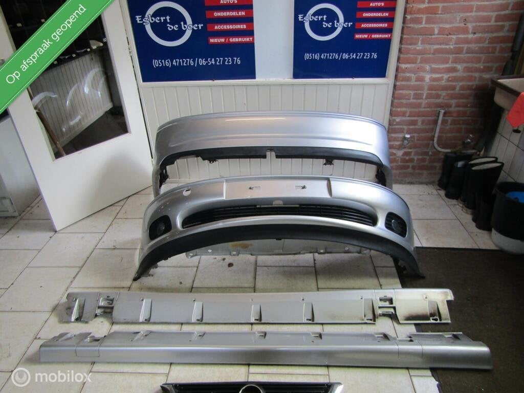 Bumperset bumper voor & achter skirts grill opel vectra b, Gebruikt, Opel, Ophalen of Verzenden, Opel