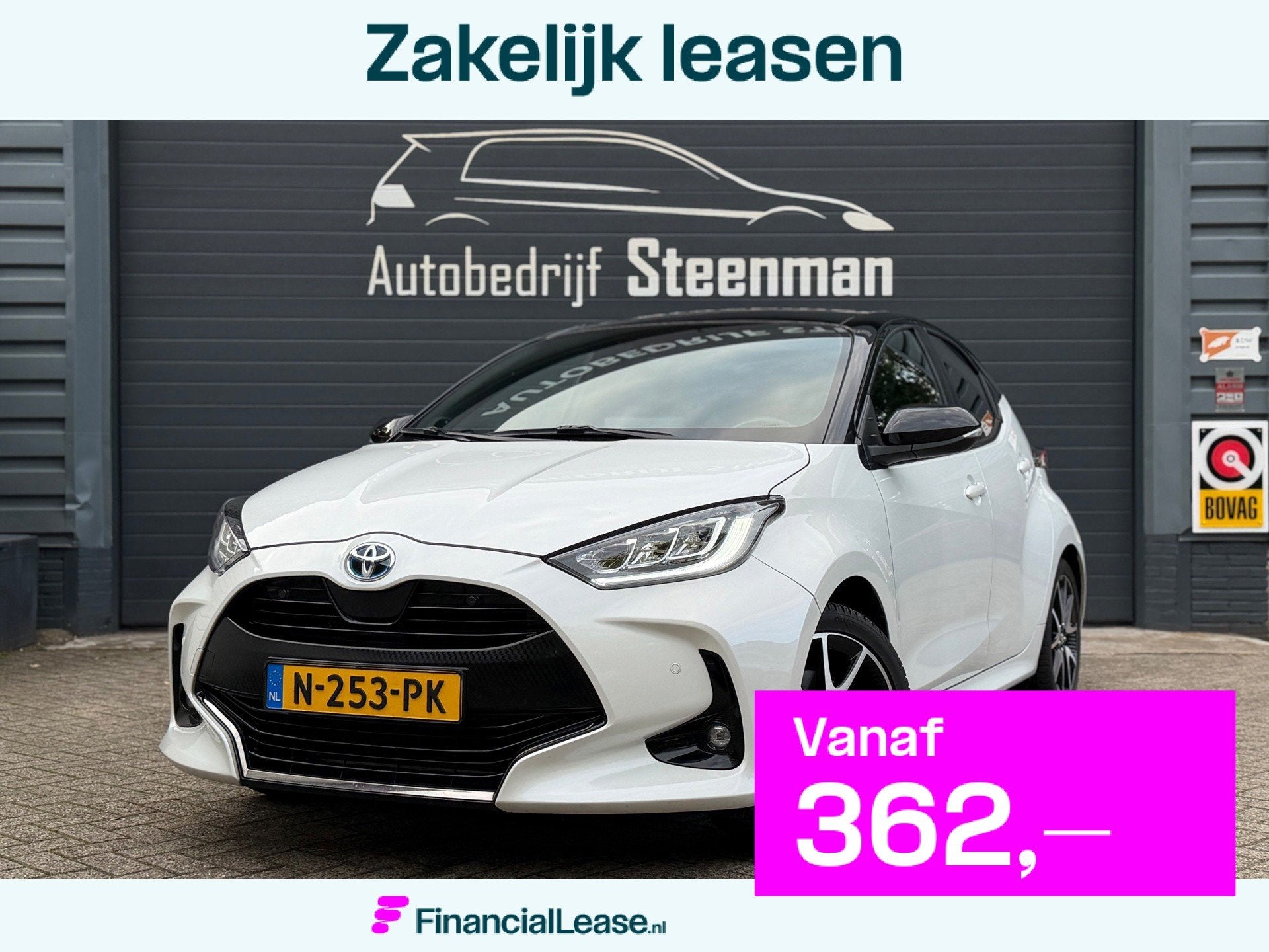 Toyota Yaris 1.5 Hybrid Executive | HUD | JBL | Trekhaak, 450 kg, Gebruikt, Met garantie (alle), Bedrijf