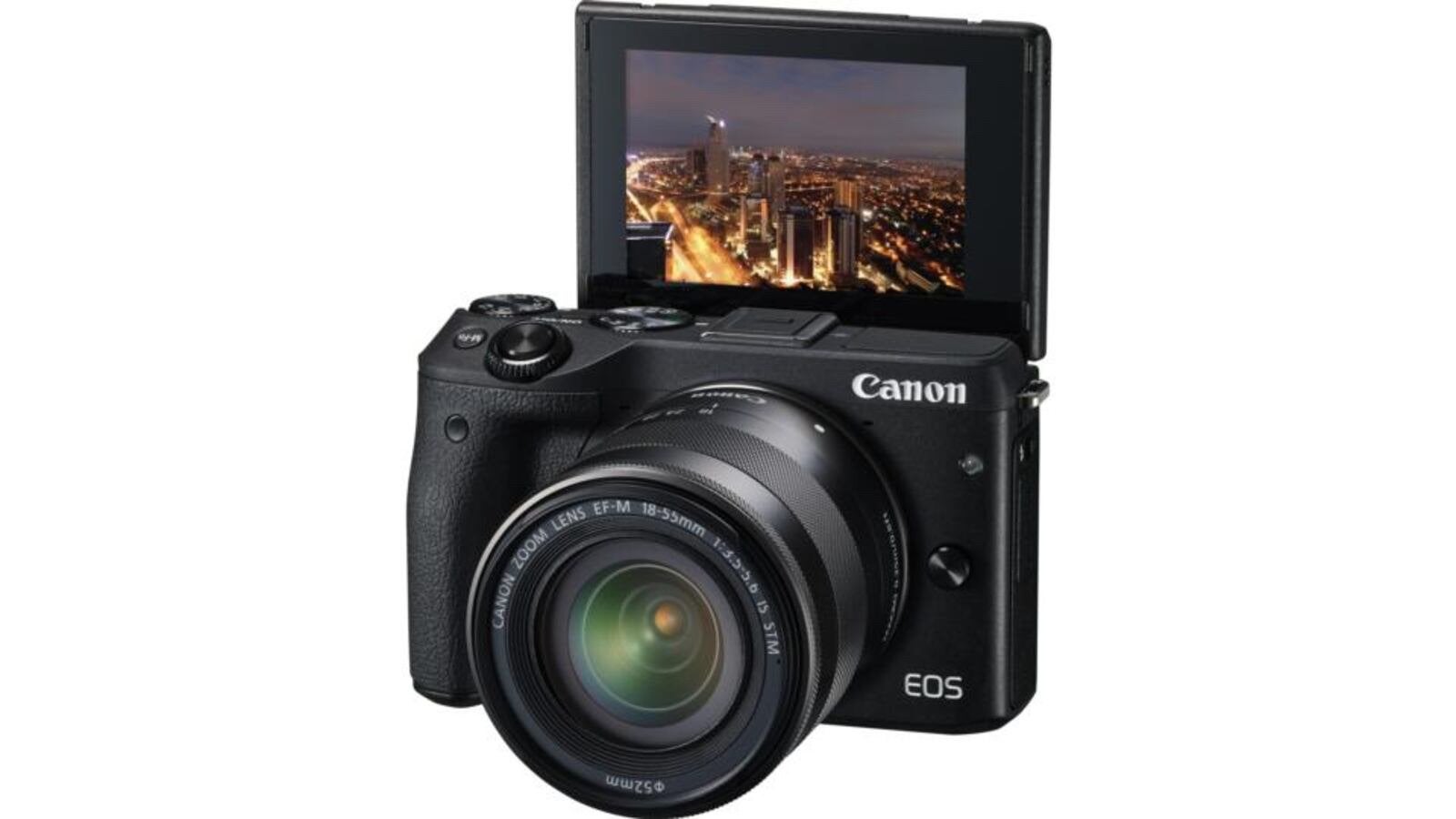 Canon EOS M3 met EF-M 18-55mm lens, Audio, Tv en Foto, Fotocamera's Digitaal, Ophalen, Canon, Beeldstabilisatie, Zo goed als nieuw