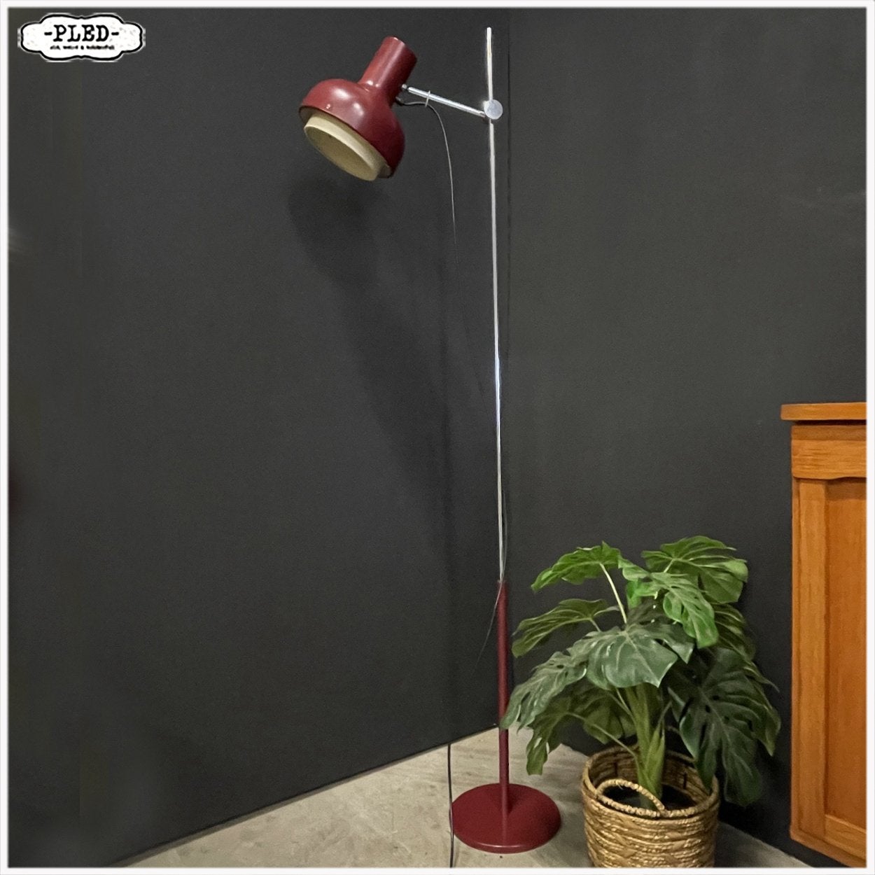 Vloerlamp Lamp Vintage Josef Hurka voor Napako, Ophalen, Gebruikt, Vintage Design Modern, E27 (groot)