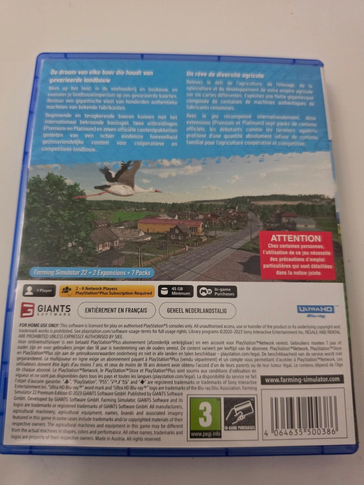 Farming Simulator 22 Premium Voor Playstation 5 Lees Goed, Online, Max-Eyth-Str. 1, 85356 Freising, Duitsland, 1 speler, Info@giants-software.com