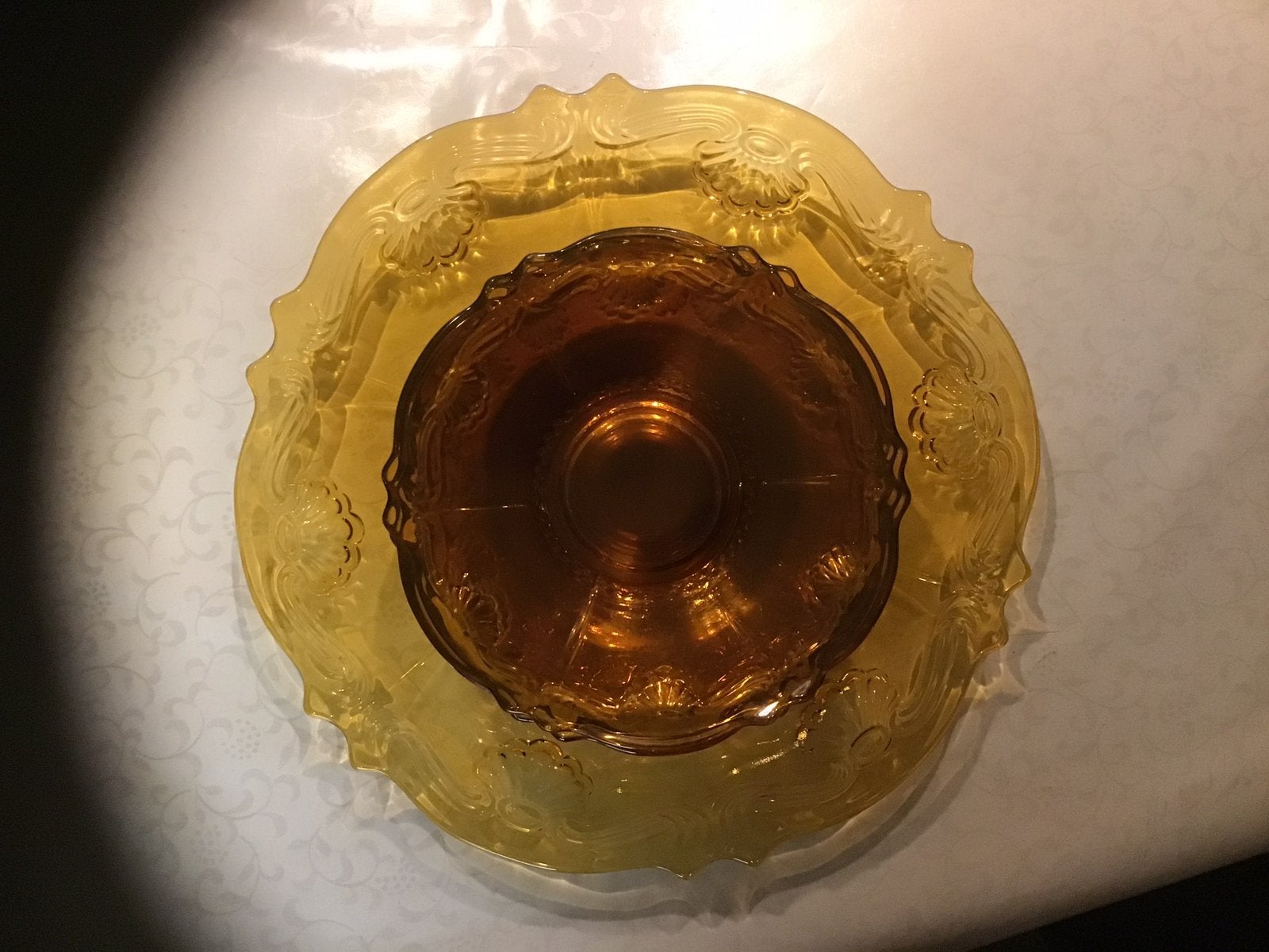 Persglas gebakstel 10 delig, Ophalen of Verzenden, Zo goed als nieuw