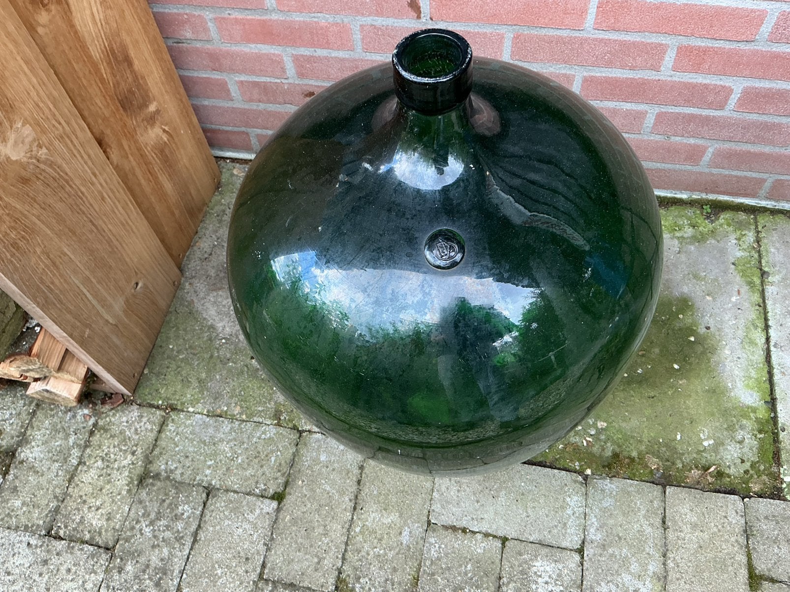 1 groene fles om bv bier ge brouwen, Ophalen