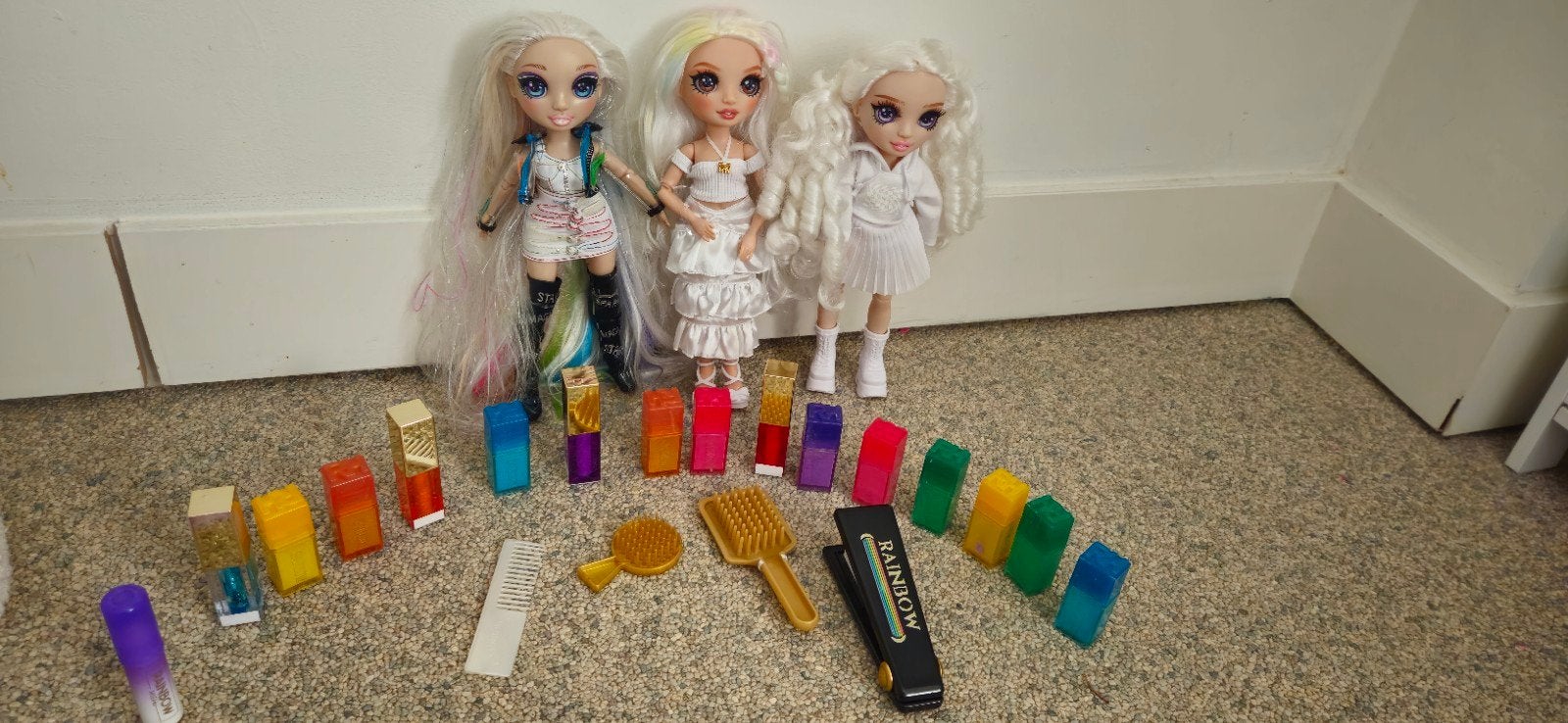 Rainbow High Poppen met Haarkleurtjes en Accessoires, Ophalen of Verzenden, Gebruikt, Overige typen