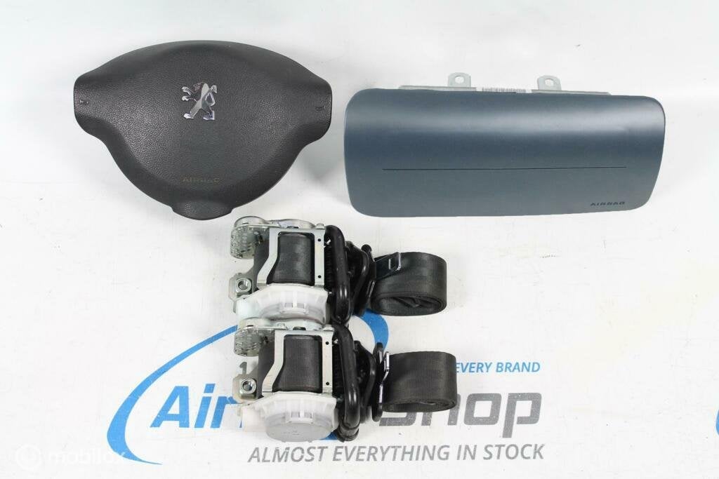 Airbag set - Paneel blauw Peugeot Partner (tepee)(2008-2018), Gebruikt, Ophalen of Verzenden
