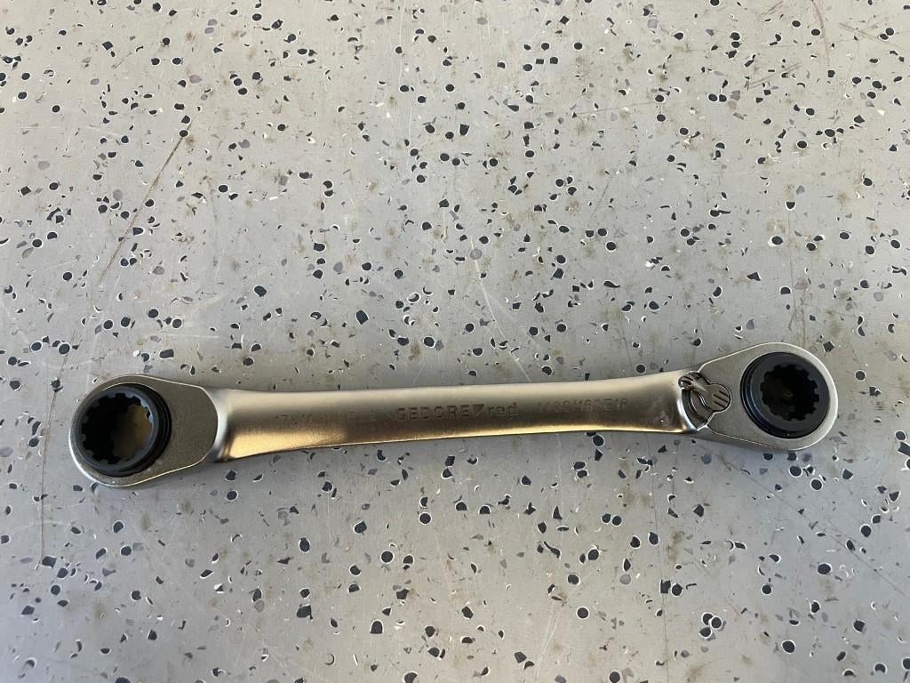 Gedore R07501002, Dubbele ringratelsleutel, Omschakelbaar 2x, Nieuw, /, /, Ophalen of Verzenden