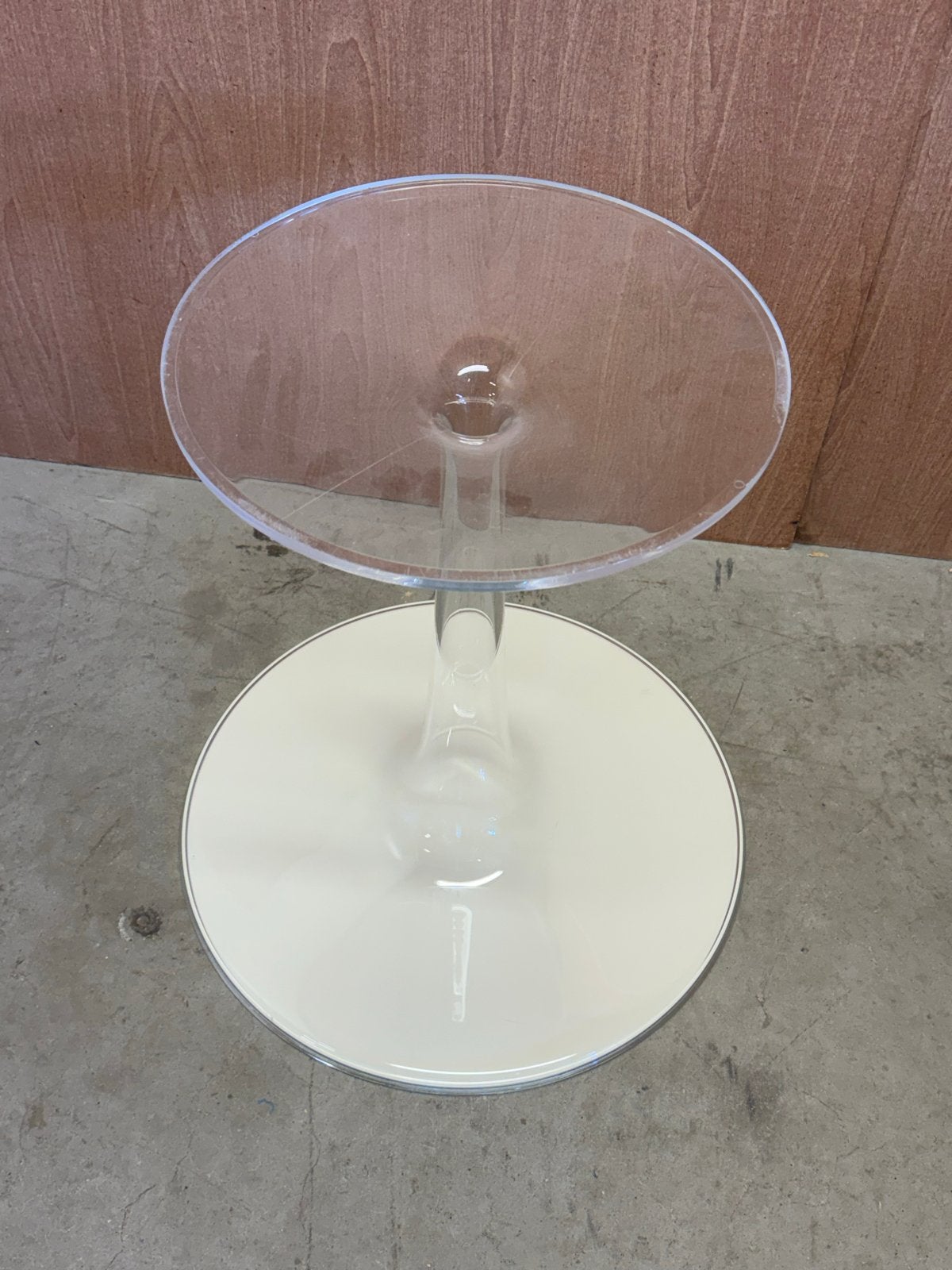 Kartell Tip Top philippe starck&eugeni quitlet bijzettafel, Rond, Zo goed als nieuw, Strak, Modern